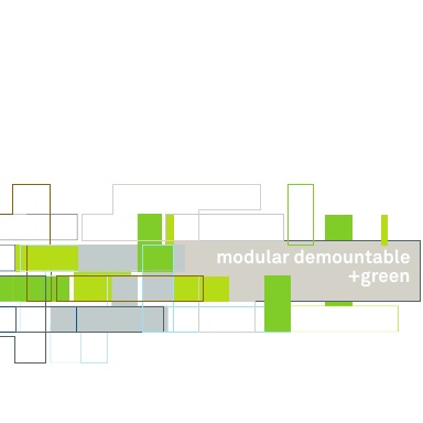 modular demountable + green