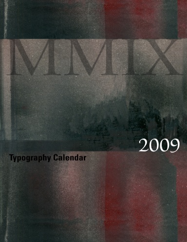 Typography Calendar 2009