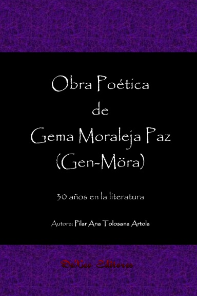Gema Moraleja Paz 30 años en el mundo literario