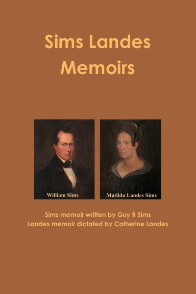 Sims Landes Memoirs