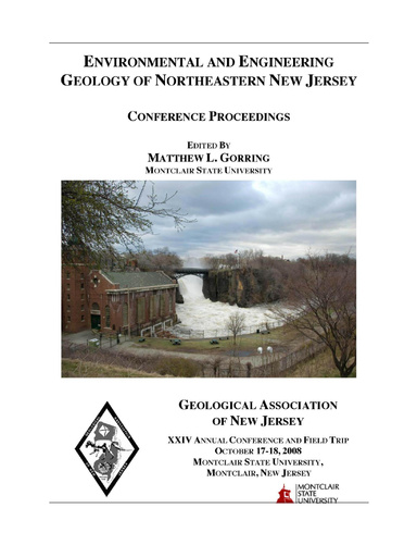 GANJ 25: Environmental and Engineering Geology of Northeastern New Jersey