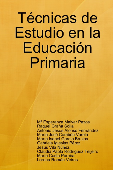 Técnicas de Estudio en la Educación Primaria