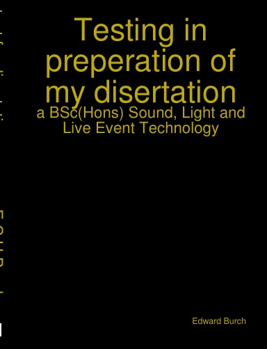 test for disertation