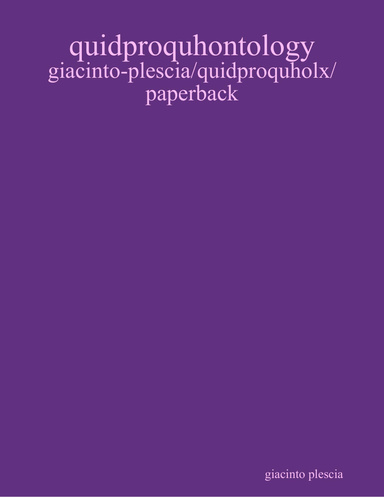 quidproquhontology