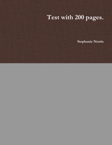 Test with 200 pages.