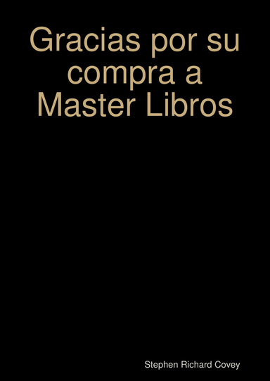 Master Libros 7 Hábitos