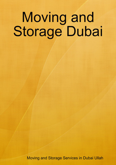 Moving and Storage Dubai