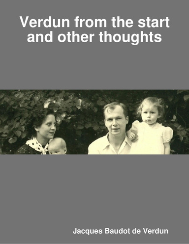 Verdun from the start and other thoughts