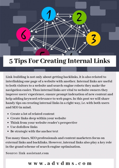 5 Tips For Creating Internal Links