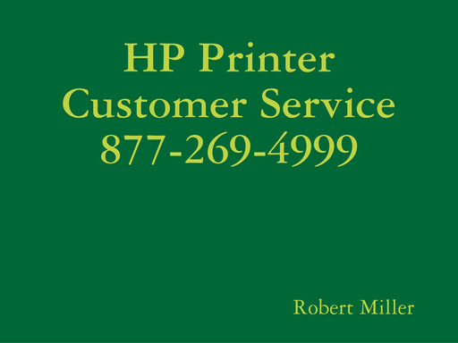 HP Printer Customer Service 877-269-4999