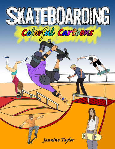 Skateboarding Colorful Cartoons