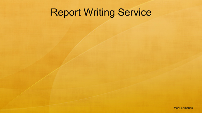 Report Writing Service