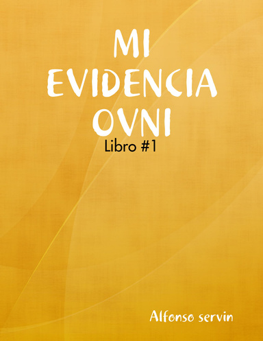 MI EVIDENCIA OVNI