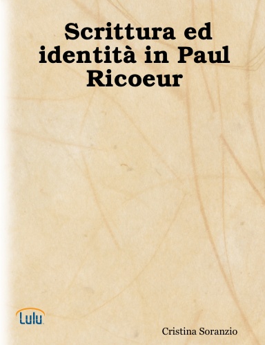 Scrittura ed identità in Paul Ricoeur