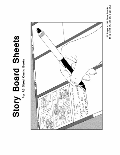 Comic Book / Storyboard V2: 200 Pages 8.5 X 11 [Book]