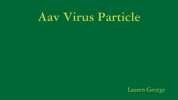 Aav Virus Particle