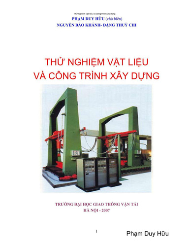 Thửnghiệmvậtliệuvàcôngtrìnhxâydựngphạmduyhữu