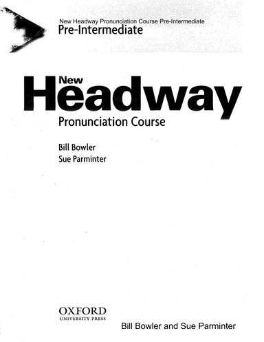 Newheadwaypronunciationcoursepreintermediate
