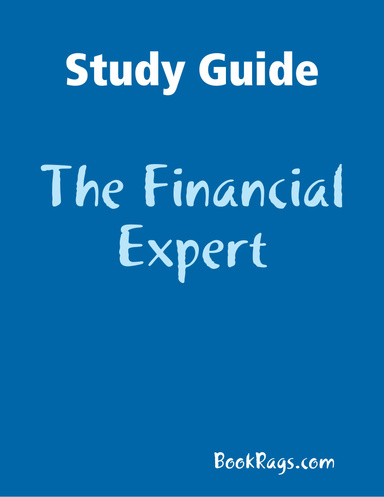 Study Guide: The Financial Expert