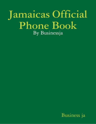 Jamaicas Official Phone Book