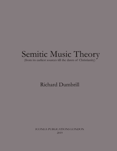Semitic Music Theory