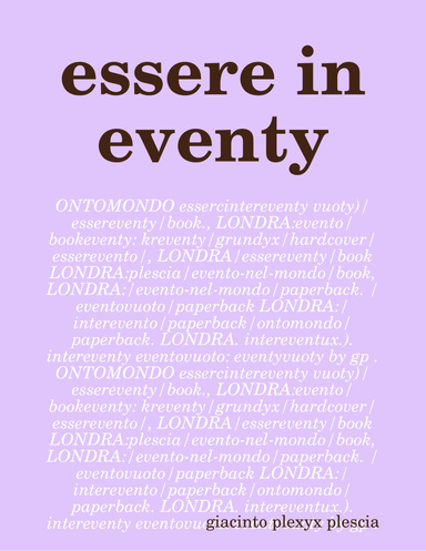 essere in eventy