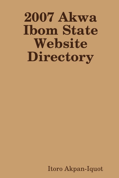 2007 Akwa Ibom State Website Directory