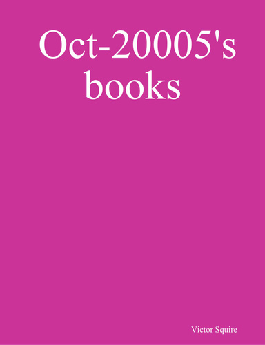 Oct-20005's books