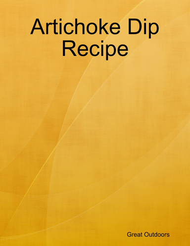 Artichoke Dip Recipe