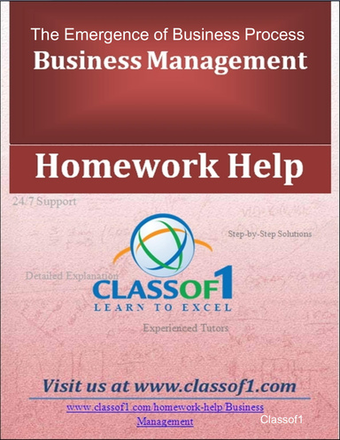 The Emergence of Business Process Management