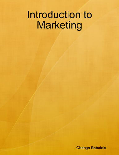 Introduction to Marketing