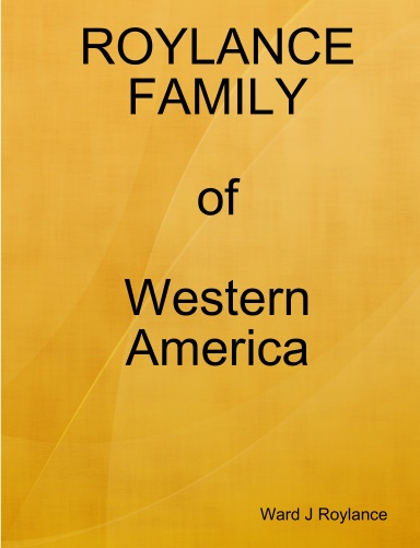 Roylance Family of Western America