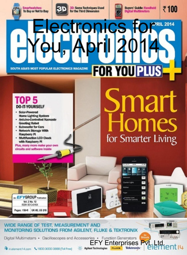 Electronics for You, April 2014