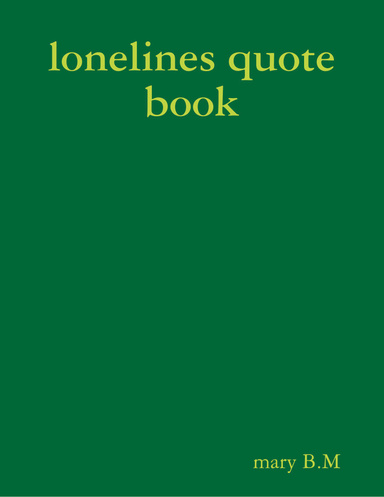 lonelines quote book