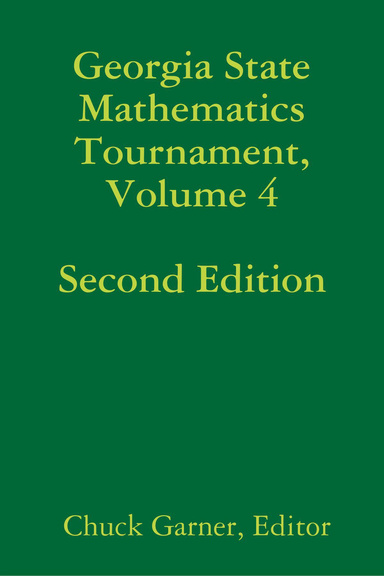 Georgia State Mathematics Tournament, Volume 4