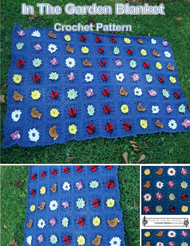 In the Garden Blanket - Crochet Pattern