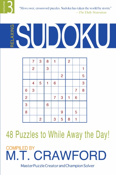 Personal Relaxing Sudoku, Volume 3