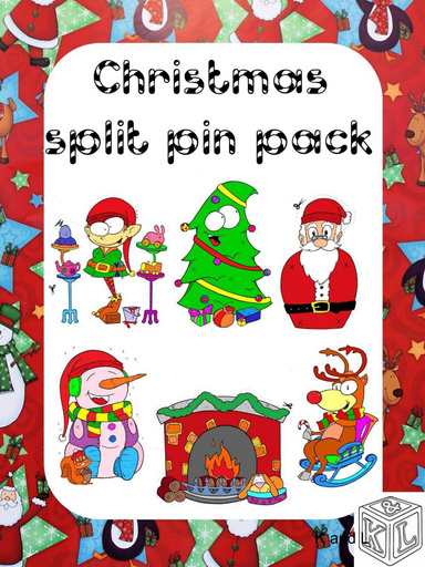 Christmas Split Pin Pack