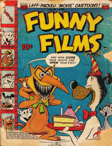 Funny Films Number 28 Humor Comic Book