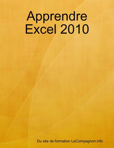 Apprendre Excel 2010