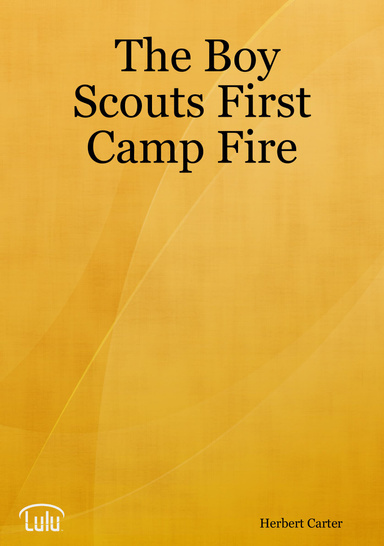 The Boy Scouts First Camp Fire