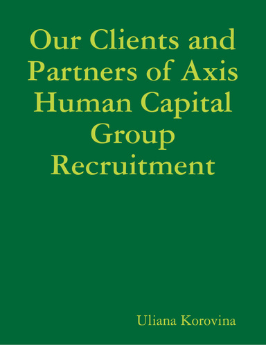 Our Clients and Partners of Axis Human Capital Group Recruitment