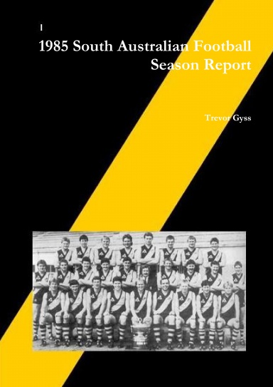 1985 South Australian Football Season Report