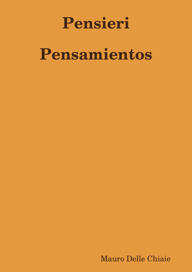 Pensieri Pensamientos