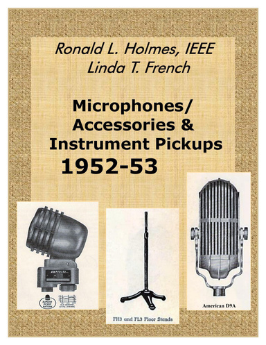 Microphones/Accessories & Instrument Pickups 1952-53