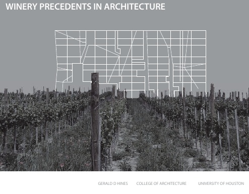 Winery Precedents in Architecture