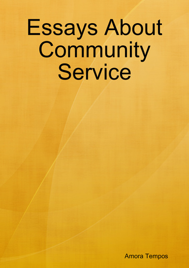 Essays About Community Service