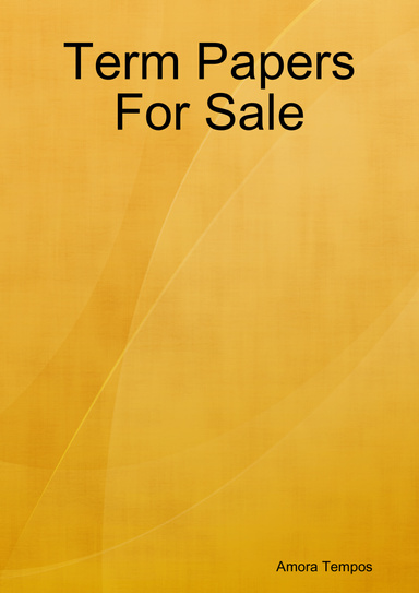 Term Papers For Sale