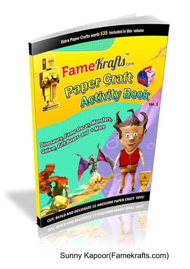 Famekraft's Paper Craft Activity Book Vol 1