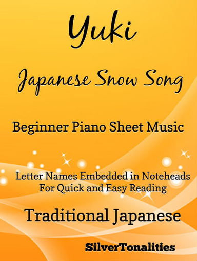 Yuki Japanese Snow Song Beginner Piano Sheet Music Pdf
